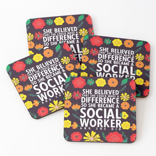 Item preview, She Believed She Could And So She Became A Social Worker And She Did designed and sold by TeesYouWant.