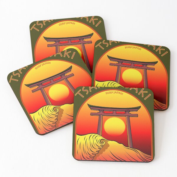 Item preview, TSARIGASAKI BEACH SURFING JAPAN designed and sold by Larry Butterworth.