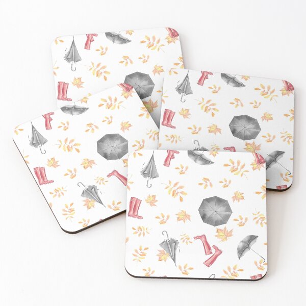 Item preview, umbrella, rainshoes,autumn leaves designed and sold by IrinaShishkina.