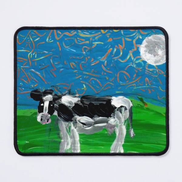 Item preview, "The Moon Was Beyond Her Reach" Cow designed and sold by Gelarie Johnson.