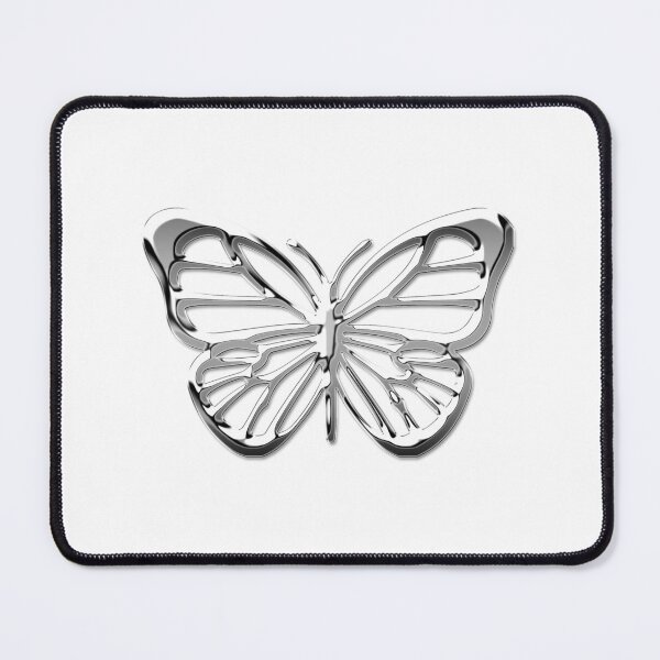 Item preview, Chrome Metallic Butterfly  designed and sold by PrettyPage.