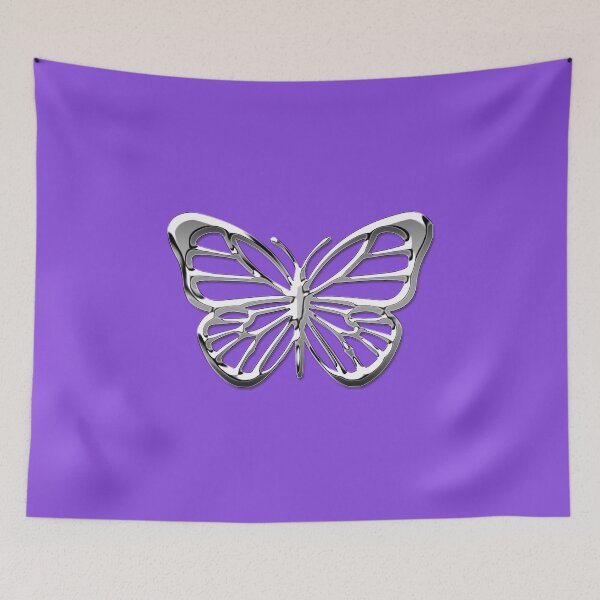 Item preview, Chrome Metallic Butterfly  designed and sold by PrettyPage.