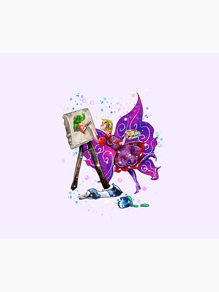 Thumbnail 5 of 5, Shower Curtain, Tianna The T-Shirt Artist Fairy™ designed and sold by TeelieTurner.