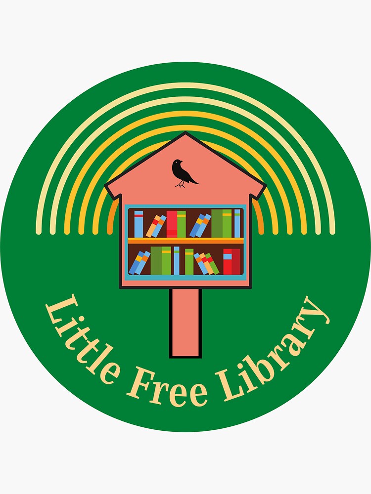 Little Free Library Rainbow by BJEdesign