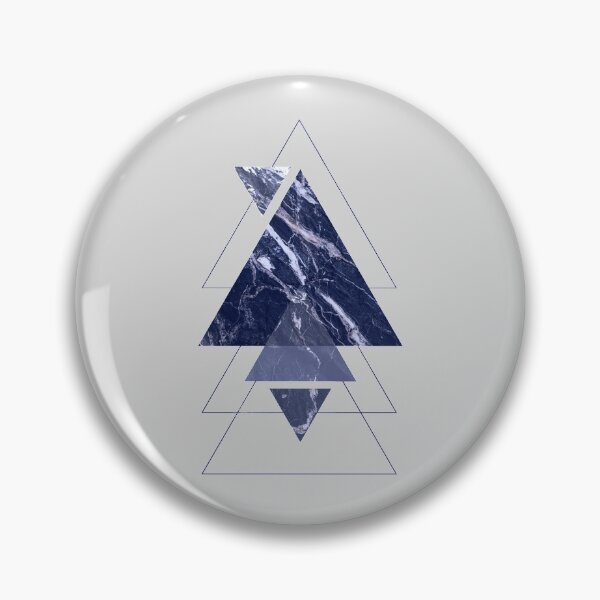 Item preview, Navy Blue Marble Triangles designed and sold by TamGustam.