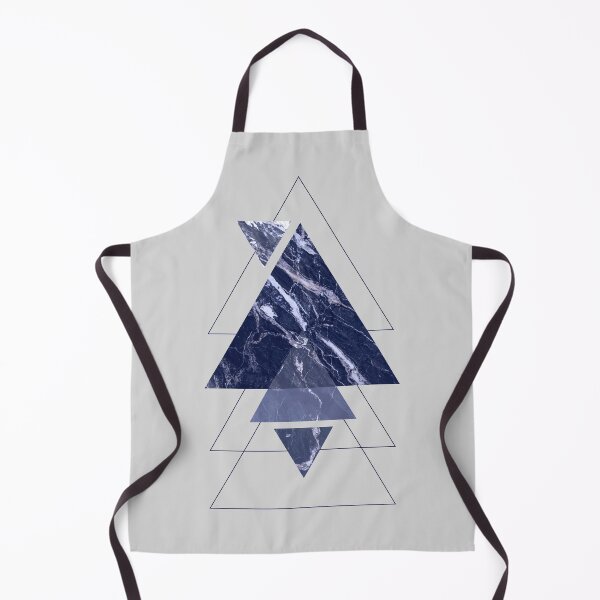 Item preview, Navy Blue Marble Triangles designed and sold by TamGustam.