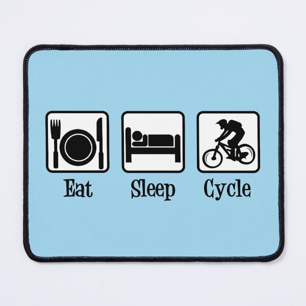 Item preview, Eat Sleep Cycle Funny Cyclist designed and sold by Epic Love Designs.