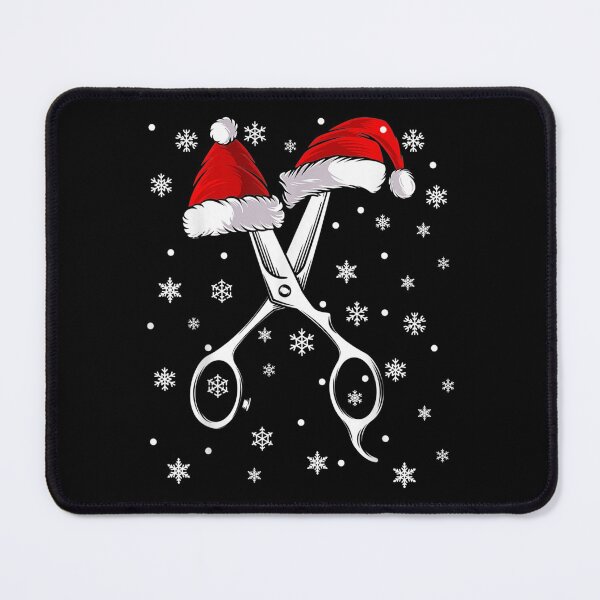 Artikelvorschau, Barber Scissor Santa Hat Lustige Barbershop Christmas Matching entworfen und verkauft von FideliaShop.