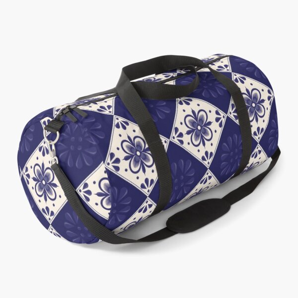 Item preview, Blue Talavera Tile, Abstract flower by Akbaly designed and sold by Akbaly.
