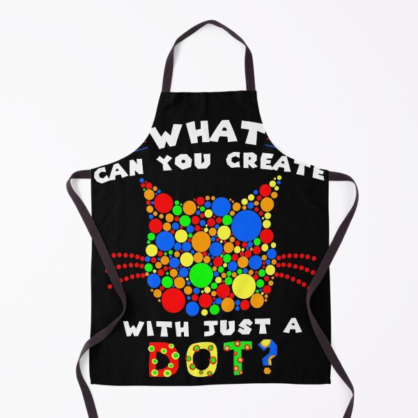 Item preview, What Can You Create With Just A Dot - dotted cat designed and sold by cartrica.