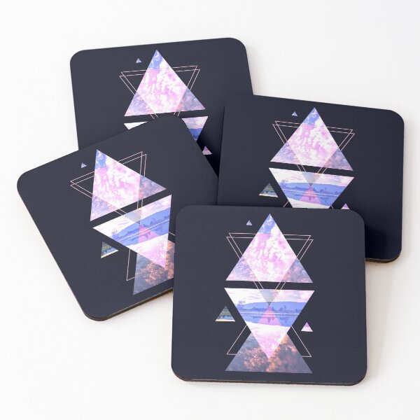 Item preview, Triangles Nordic Mountain and Lake designed and sold by TamGustam.
