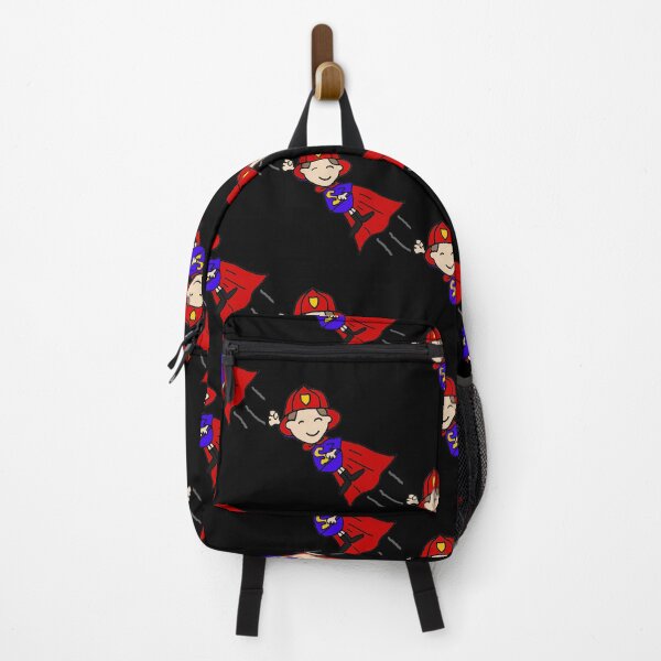 Item preview, Funny Fireman Superhero Cartoon designed and sold by Nature's Fancy.
