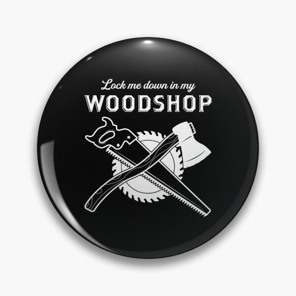 Aperçu de l'œuvre Funny Woodworker Lock Me Down In My Woodshop Impression sur bois créée et vendue par jakehughes2015.