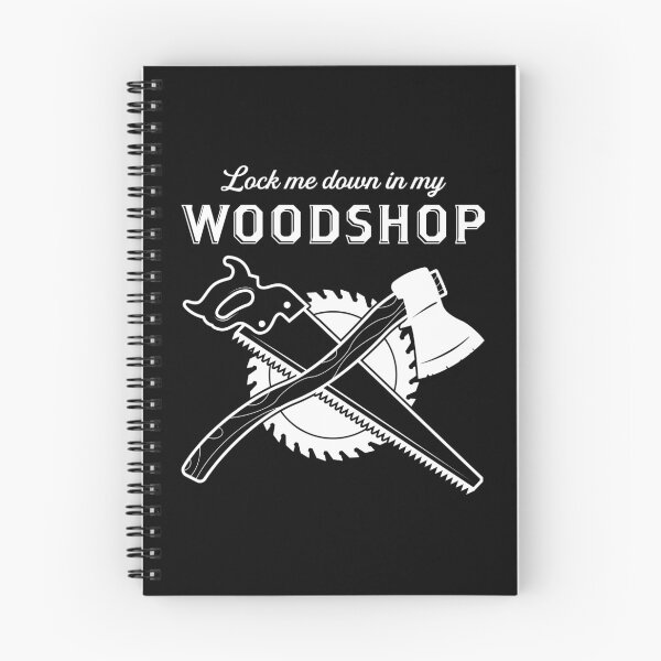 Aperçu de l'œuvre Funny Woodworker Lock Me Down In My Woodshop Impression sur bois créée et vendue par jakehughes2015.