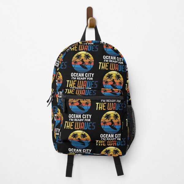 Item preview, Ready For The Waves Ocean City Surfing Beach Vacation graphic designed and sold by jakehughes2015.
