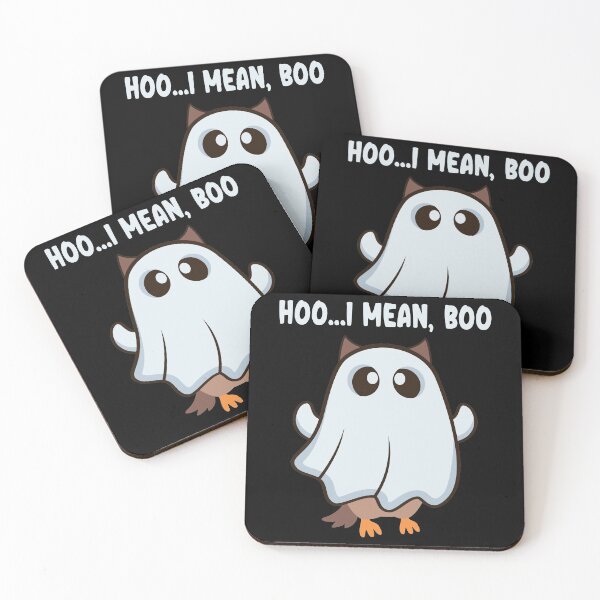 Item preview, Ghost Owl Hoo I Mean Boo Halloween designed and sold by creativebrother.