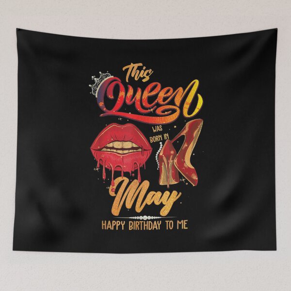 Item preview, Womens This QUEEN Was Born In May Happy Birthday  designed and sold by FelixRiojas.