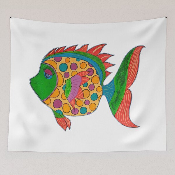 Item preview, Colorful blubber fish designed and sold by silvanillion.
