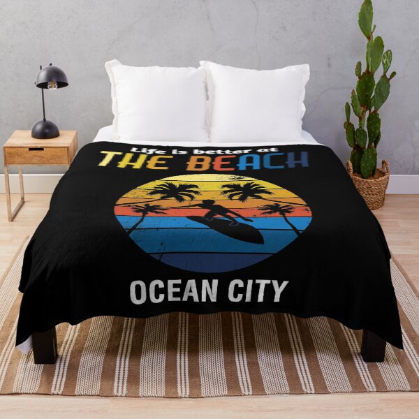 Item preview, Life Is Better Ocean City Surfing Beach Vacation product designed and sold by jakehughes2015.