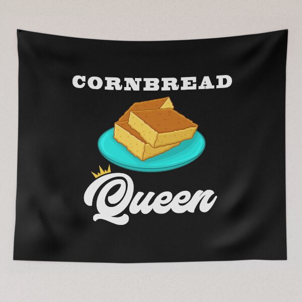 Item preview, Cornbread Queen Southern Food Lovers print designed and sold by jakehughes2015.