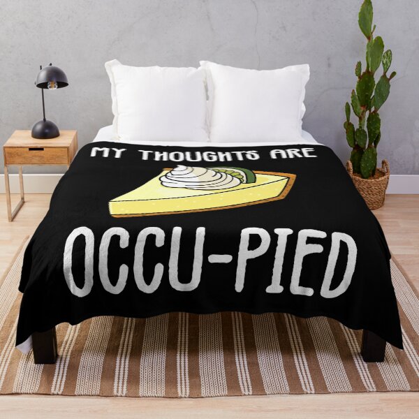 Item preview, Funny food pun Key Lime Pie Occu-pied Dessert Lover graphic designed and sold by jakehughes2015.