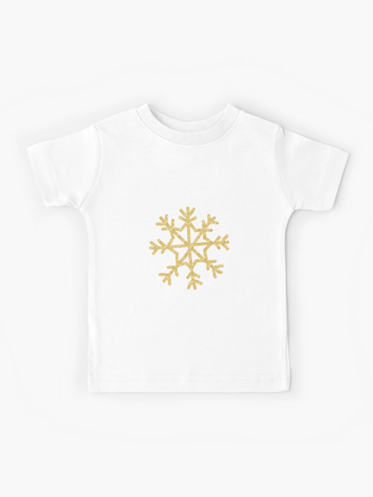 metallic gold toddler shirt