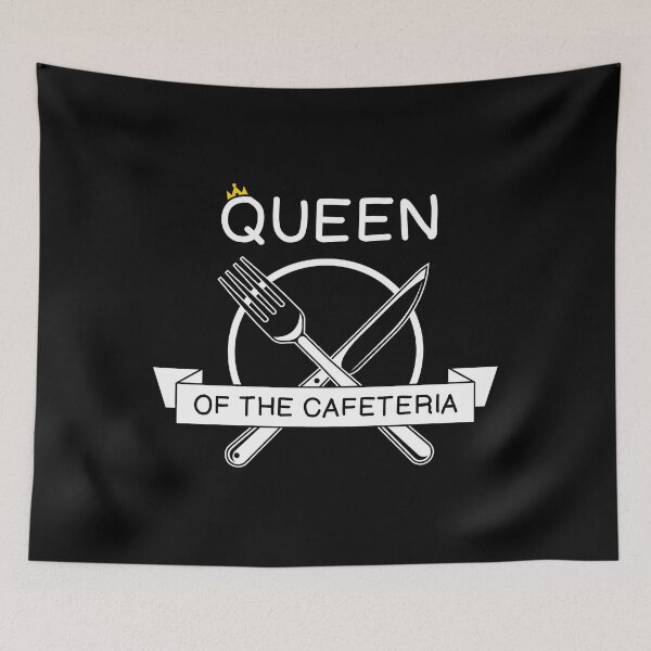 Item preview, Funny Queen Of The Cafeteria Lunch Lady Food Service Worker design designed and sold by jakehughes2015.