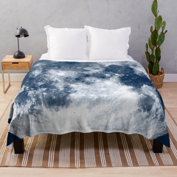 Item preview, Cold Blue Planet with Ice and Craters designed and sold by Phantasmal-2-do.