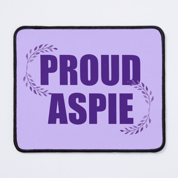 Item preview, Proud Aspie Pretty Purple Asperger Syndrome designed and sold by Epic Love Designs.