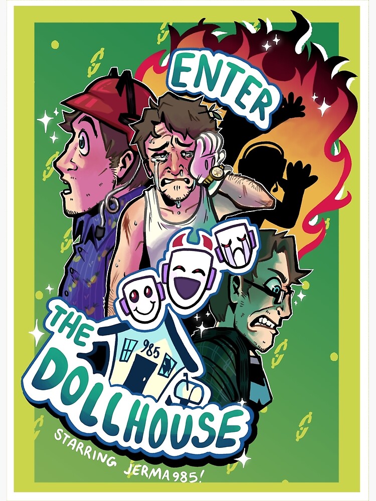 "Jerma the dollhouse" Poster for Sale by dorishodkiewicz Redbubble
