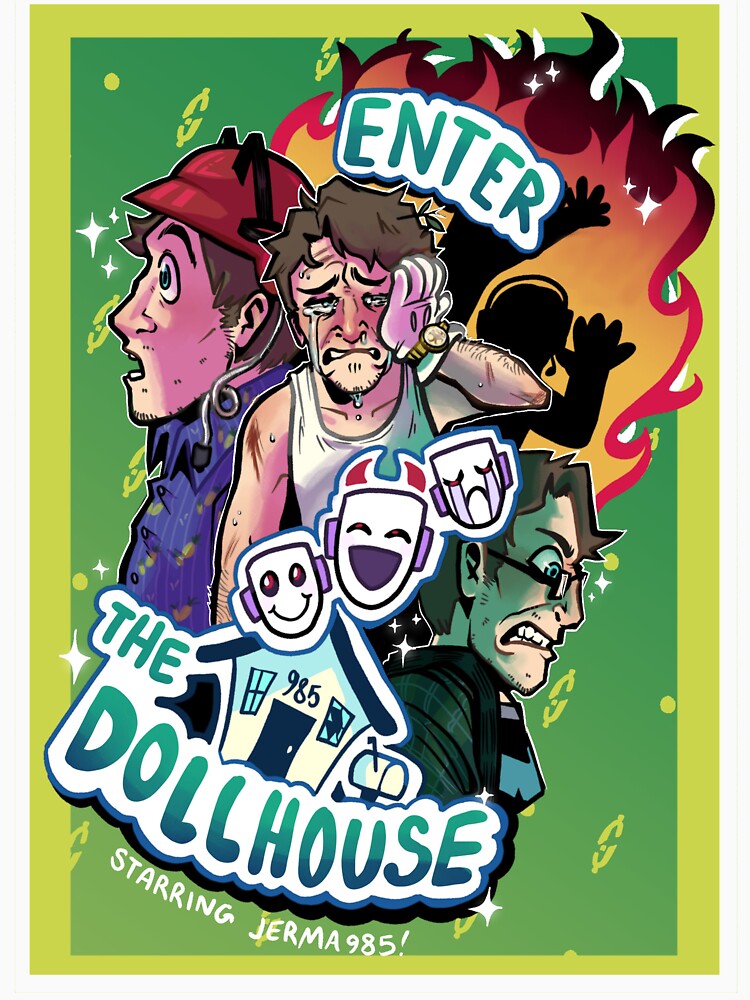 "Jerma the dollhouse" Tshirt for Sale by dorishodkiewicz Redbubble