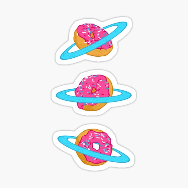 Sugar rings of Saturn Sticker