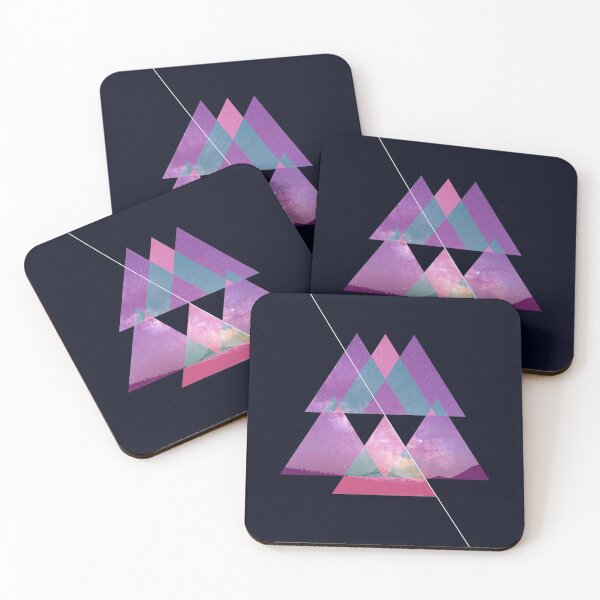 Item preview, Triangles Nordic Mountain Night Sky designed and sold by TamGustam.