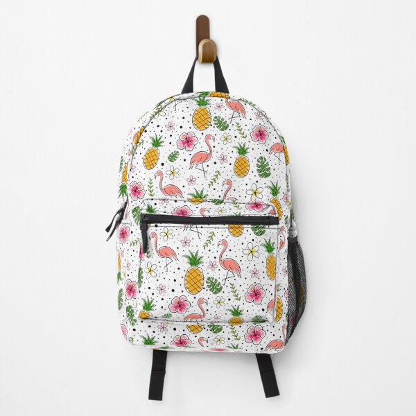 Item preview, Flamingo and Pineapple Tropical doodles designed and sold by Grimble Scribbs.