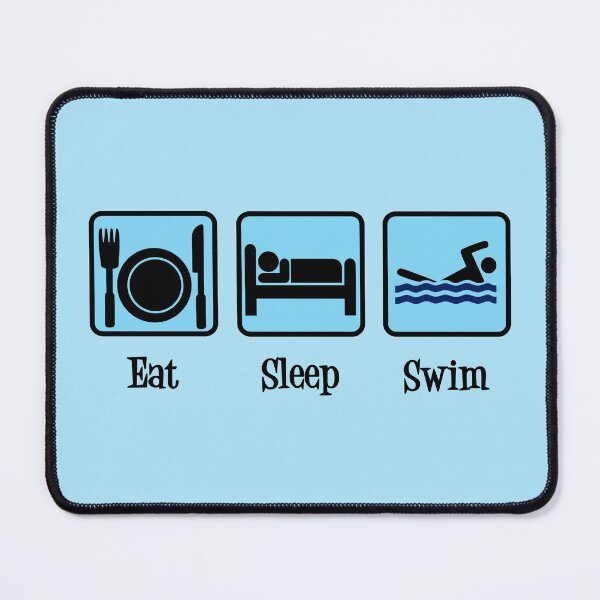 Item preview, Eat Sleep Swim Funny Swimmer designed and sold by Epic Love Designs.