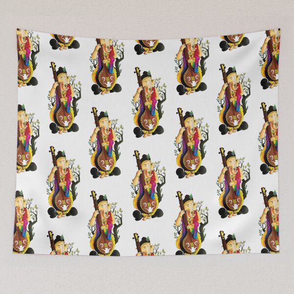 Item preview, Ganesha : Veena Vadak designed and sold by ramanandr.