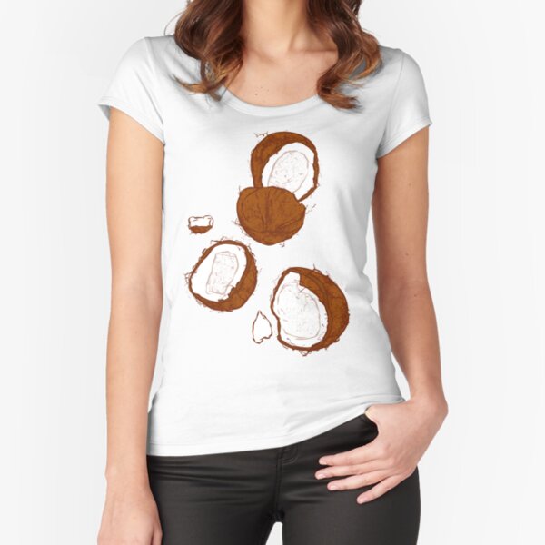 Coconut Fitted Scoop T-Shirt