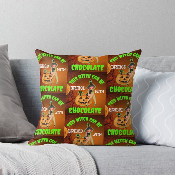 Item preview, This Witch Can Be Bribed With Chocolate designed and sold by WoodburyLake.