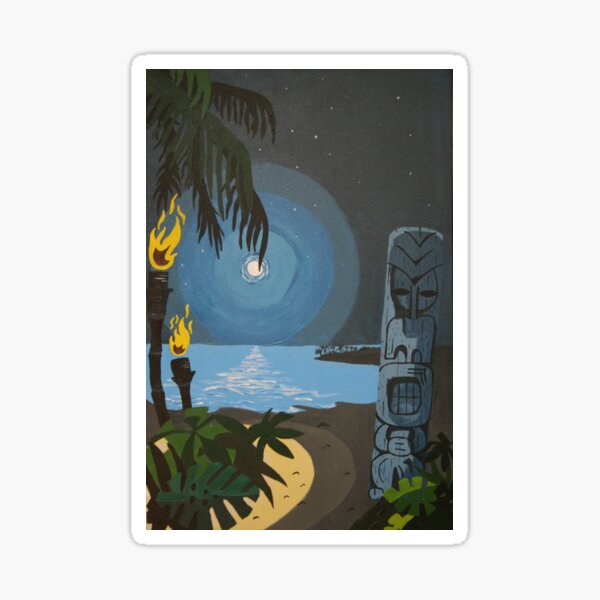 Item preview, Tiki At Moonlight Beach designed and sold by MonTiki.