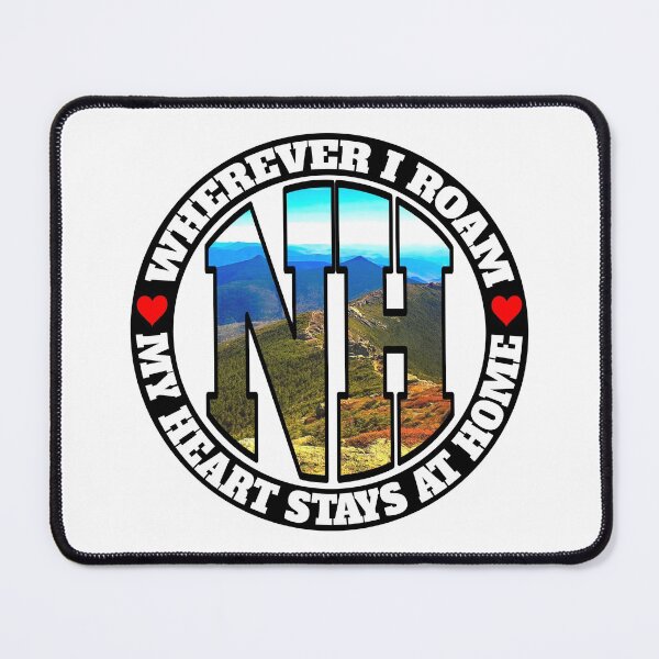 Item preview, Heart Stays Home - New Hampshire designed and sold by DonDota.