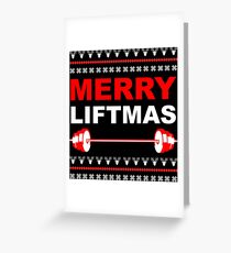 Merry Liftmas Greeting Card