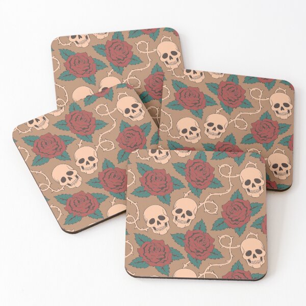 Item preview, Ratio roses and skulls designed and sold by Alysoniltd.