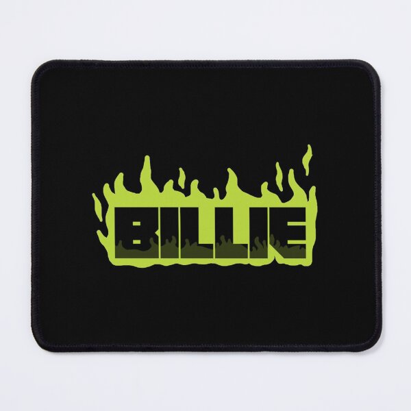 Billie E Green Flames style| Perfect Gift|billie eilish gift Mouse Pad