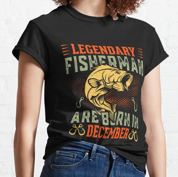 Legendary Fisherman May Bday T Fishing Men Men's Back Print T-shirt