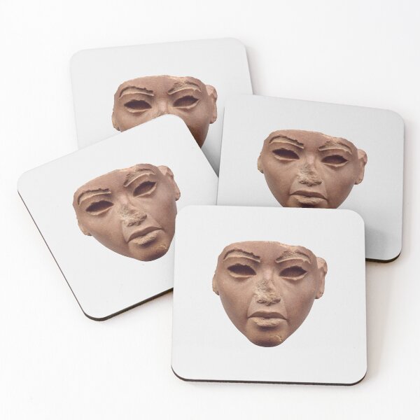 Item preview, Ancient stone statue head face designed and sold by VilaPropuh.