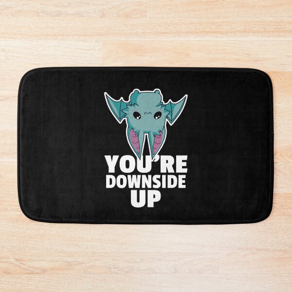 Item preview, You are downside up cute cartoon bat halloween joke designed and sold by portrait4you.