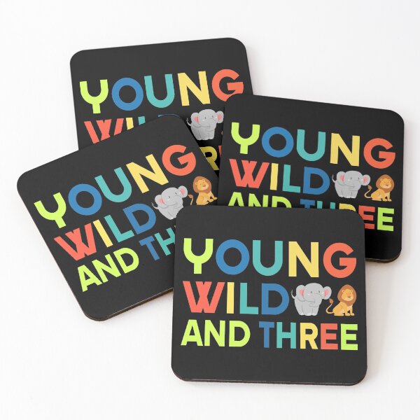 Item preview, Young wild and three,Birthday designed and sold by Dandesin.