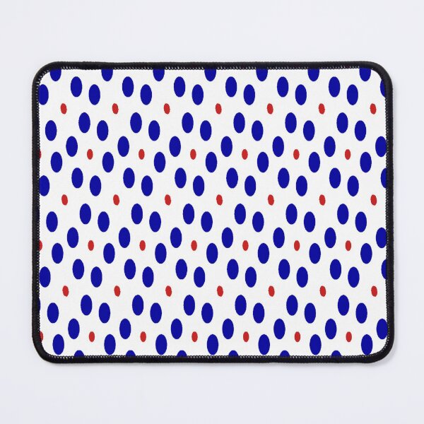Item preview, Blue with Red Dots on White designed and sold by SpookyKids.