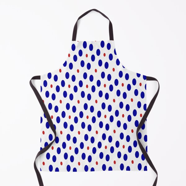Item preview, Blue with Red Dots on White designed and sold by SpookyKids.