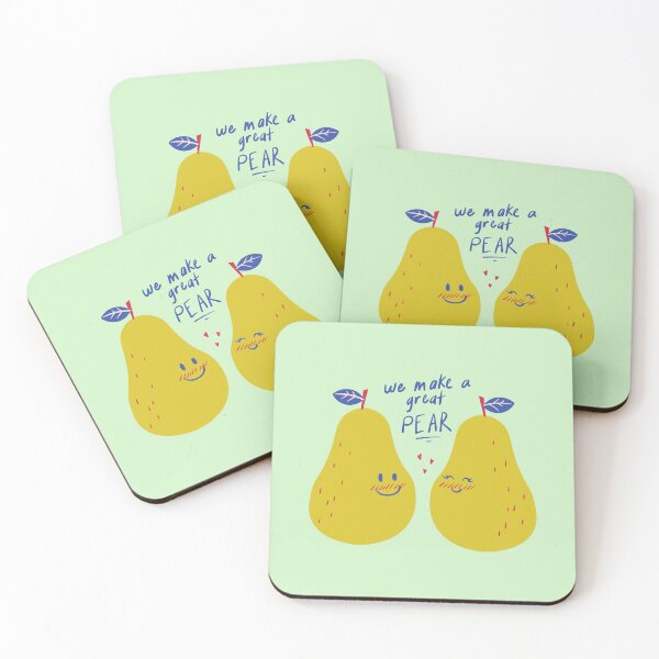 Item preview, We Make a Great Pear. Pair. Fruits. designed and sold by TheGoToStore.